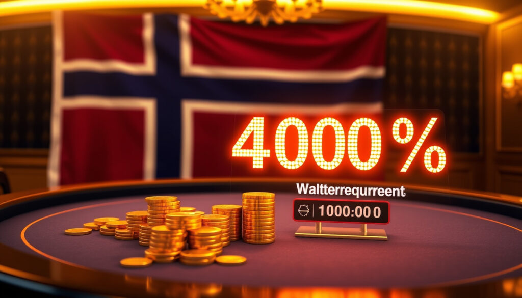 400% Kasinobonus i Norge | Beste tilbud med lavt omsetningskrav