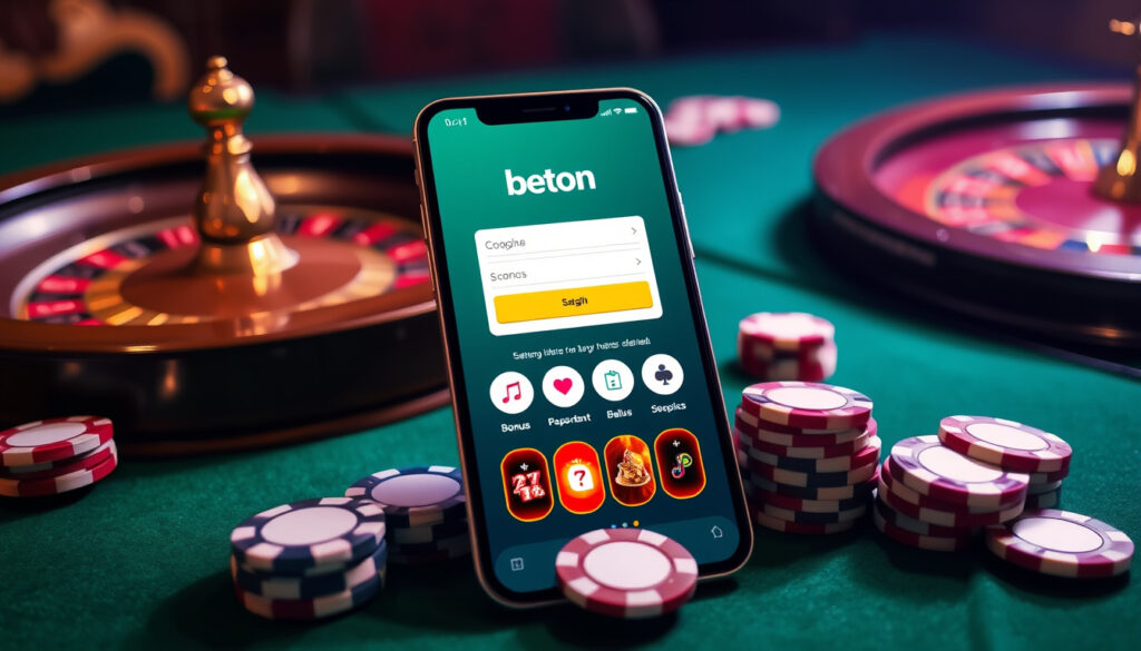 Beton Casino – Guide til app, innlogging og bonuser