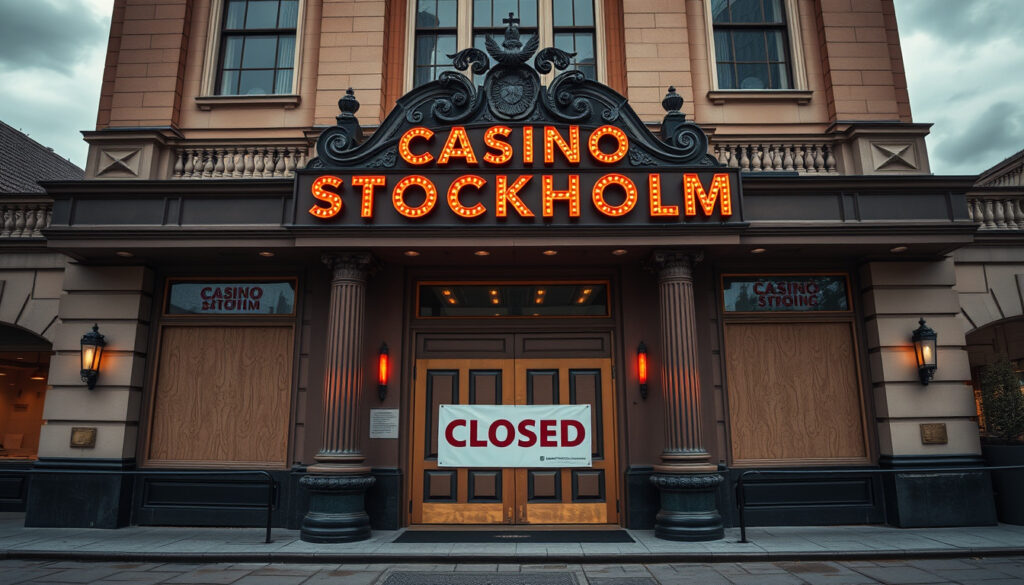 Casino Stockholm – Permanent stengt, status og alternativer